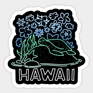 Hawaiian Vacation - Turtle Sticker